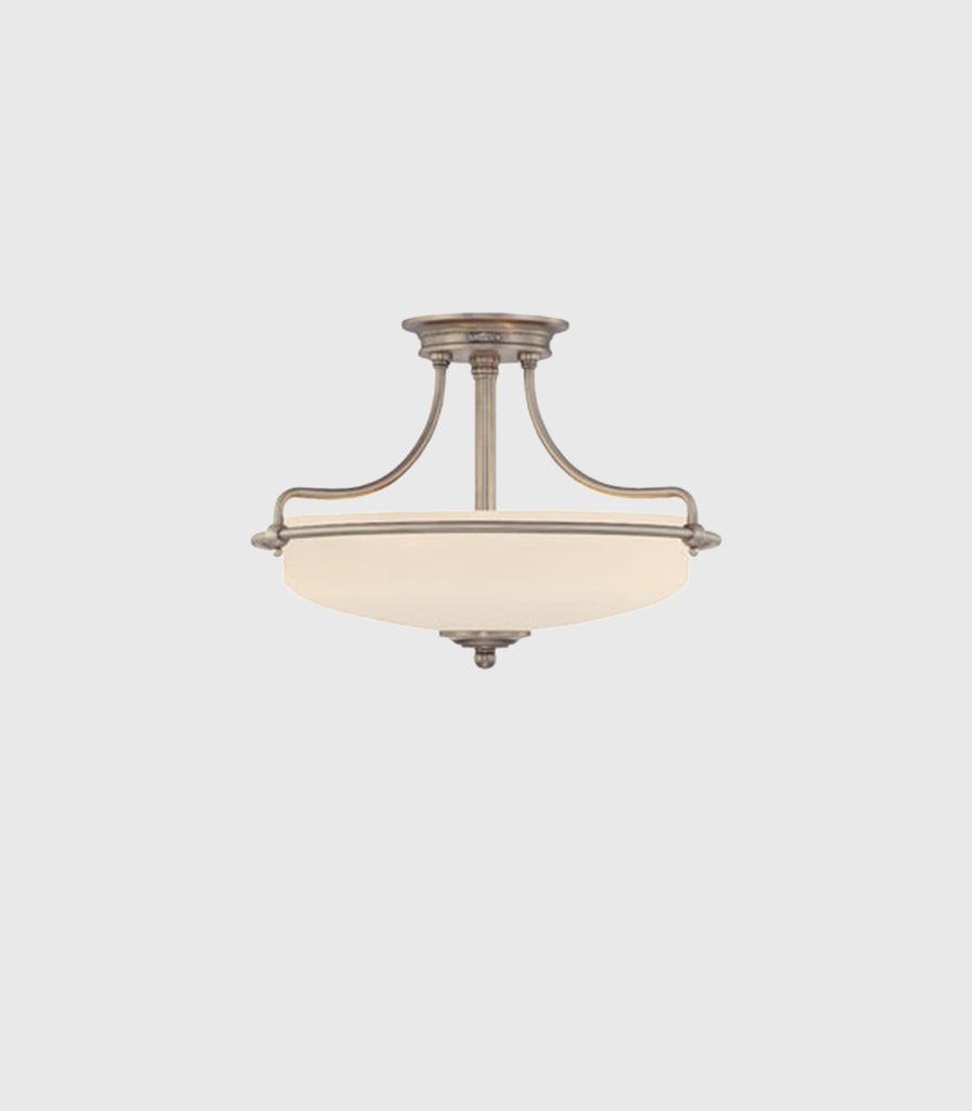 Elstead Griffin Ceiling Light in Small/Antique Nickel