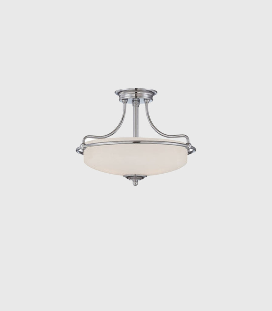Elstead Griffin Ceiling Light in Small/Polished Chrome