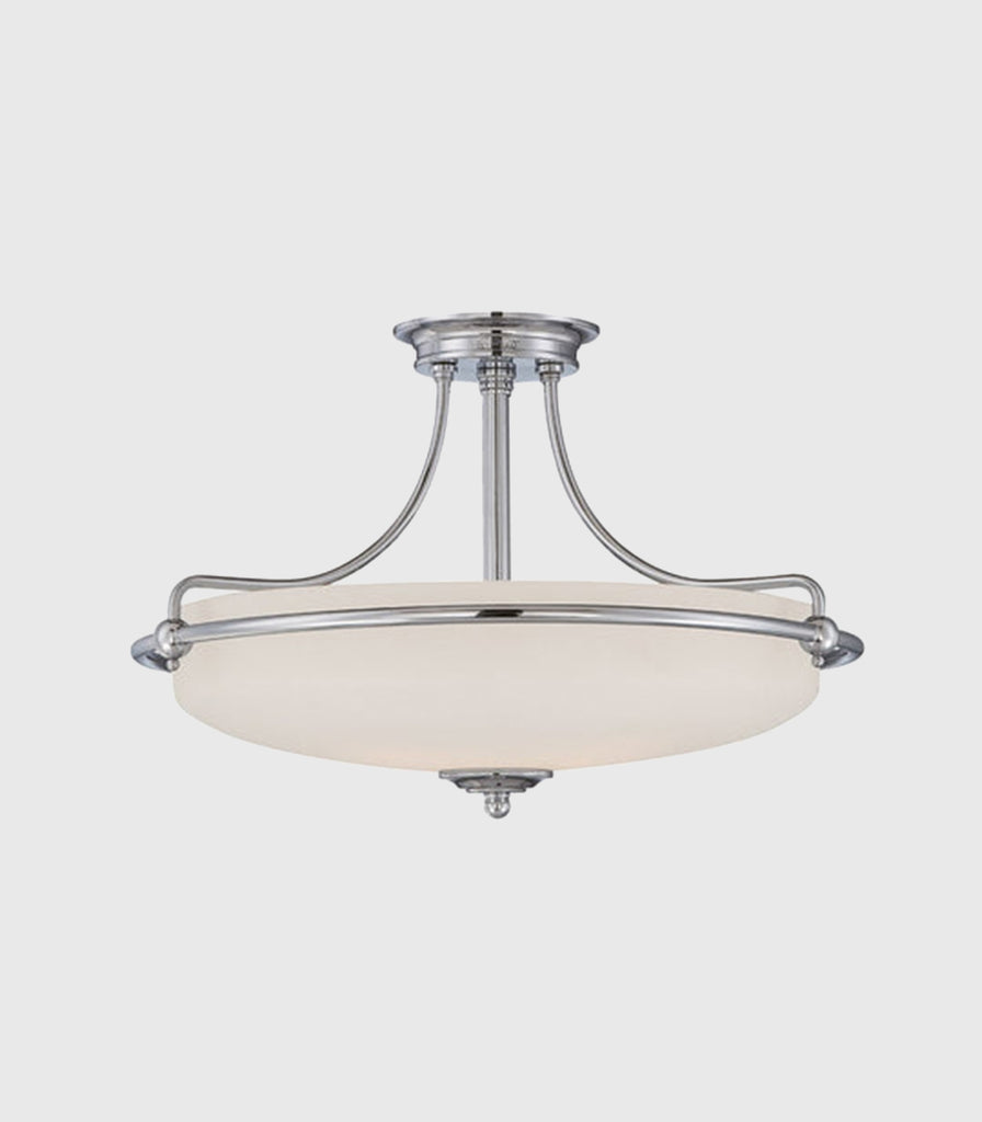 Elstead Griffin Ceiling Light in Medium/Polished Chrome