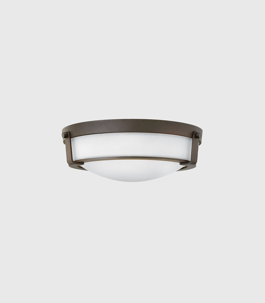 Elstead Hathaway Flush Mount Ceiling Light in Medium/Old Bronze