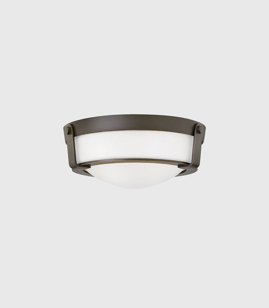 Elstead Hathaway Flush Mount Ceiling Light in Small/Old Bronze