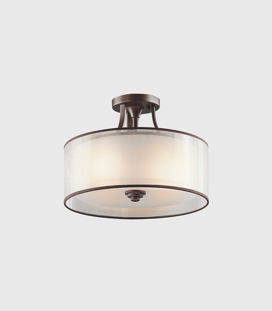 Elstead Lacey Ceiling Light in Mission Bronze