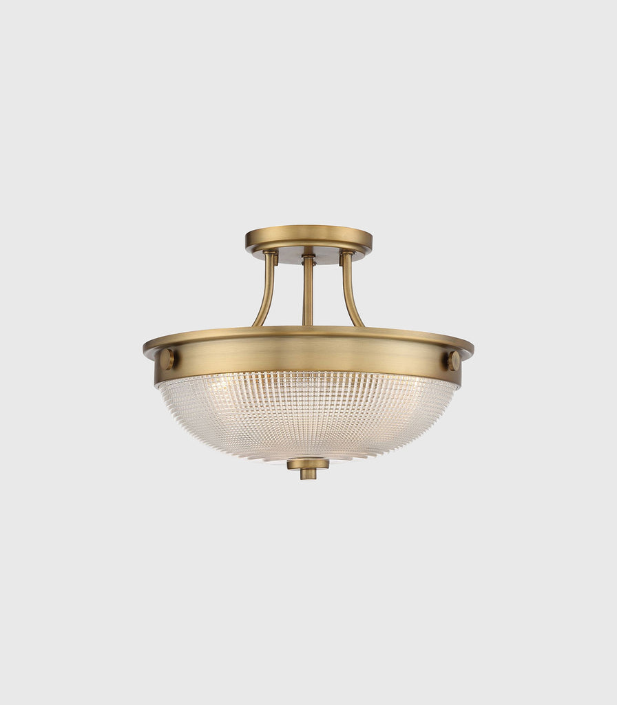 Elstead Mantle Ceiling Light in Weathered Brass