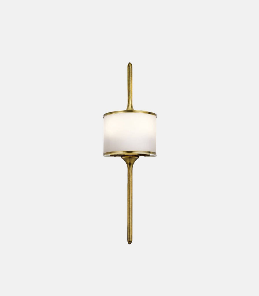 Elstead Mona Wall Light in Large/Natural Brass