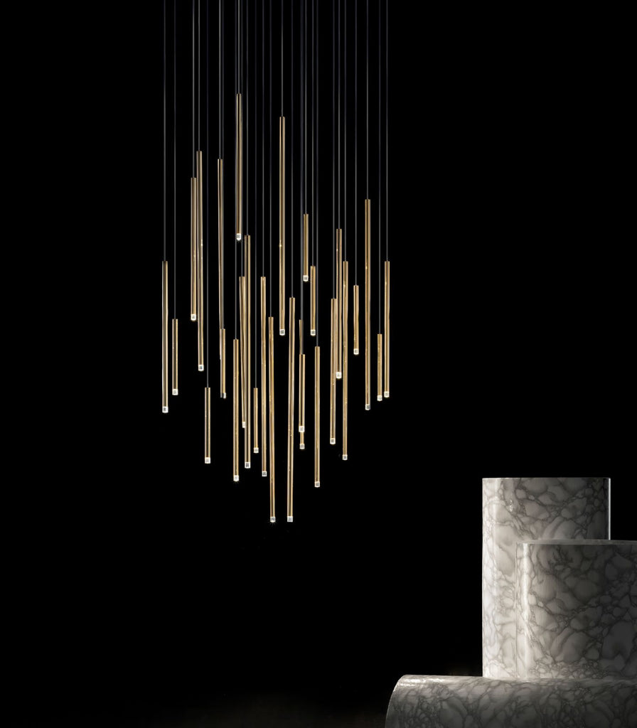 Lodes A-Tube Nano Pendant Light featured within a interior space