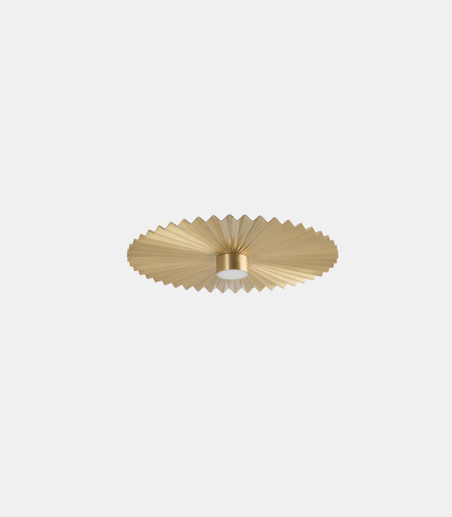 Il Fanale Plie Ceiling Light in Small/Natural Brass