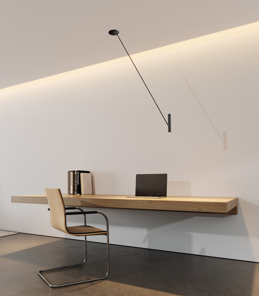 Oty Pop P12L Ceiling Light in White featured within a interior space