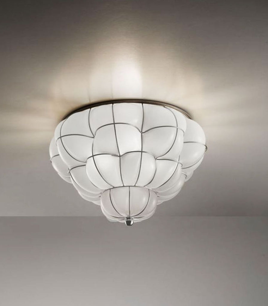 Siru Pouff Ceiling Light in White