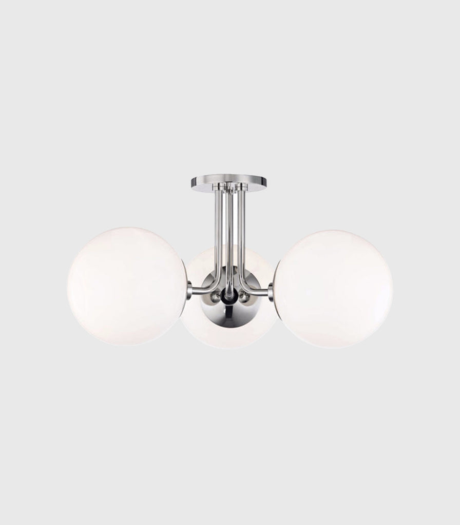 Hudson Valley Stella Ceiling Light in Polished Nickel