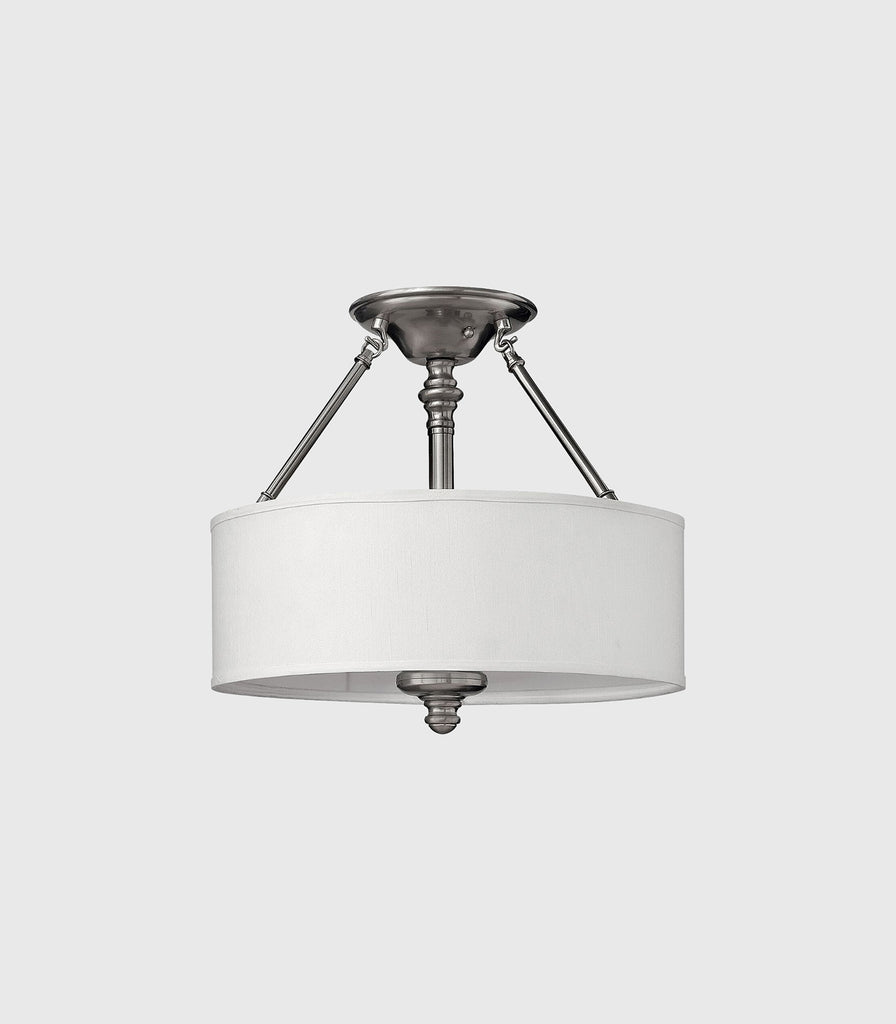 Elstead Sussex Ceiling Light in Brushed Nickel