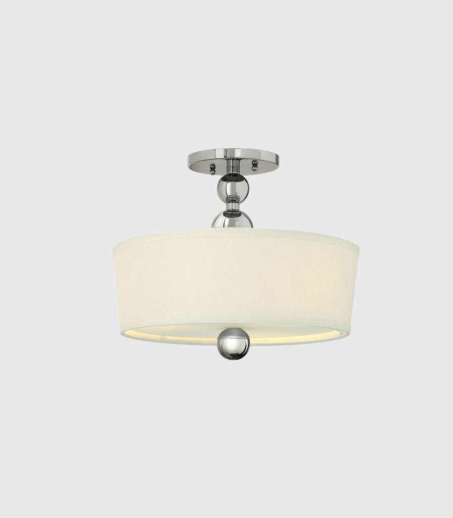 Elstead Zelda Ceiling Light in Polished Nickel