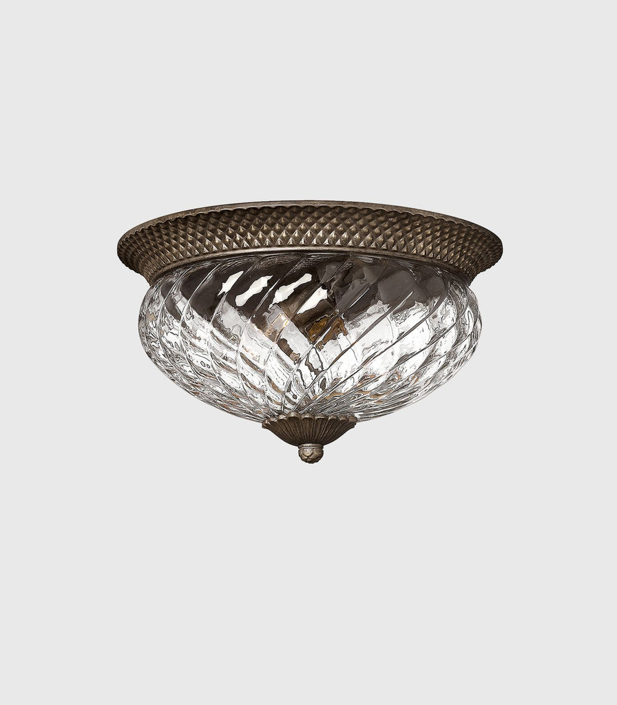 Elstead Plantation Ceiling Light in Large/Pearl Bronze