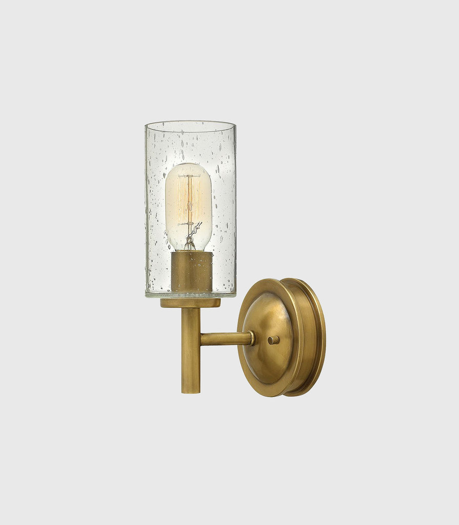 Elstead Collier Wall Light in Heritage Brass