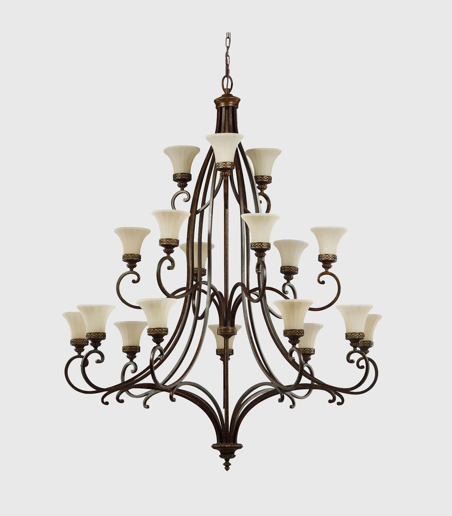 Elstead Drawing Room Chandelier in 18lt