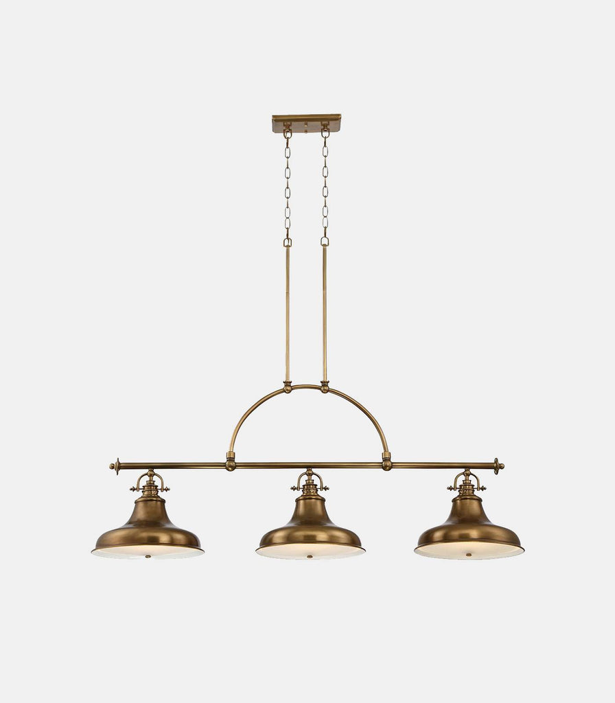 Elstead Emery Chandelier in Weathered Brass