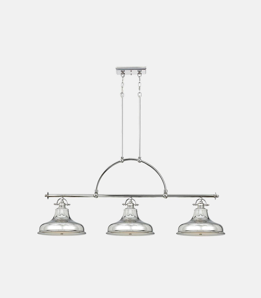 Elstead Emery Chandelier in Imperial Silver