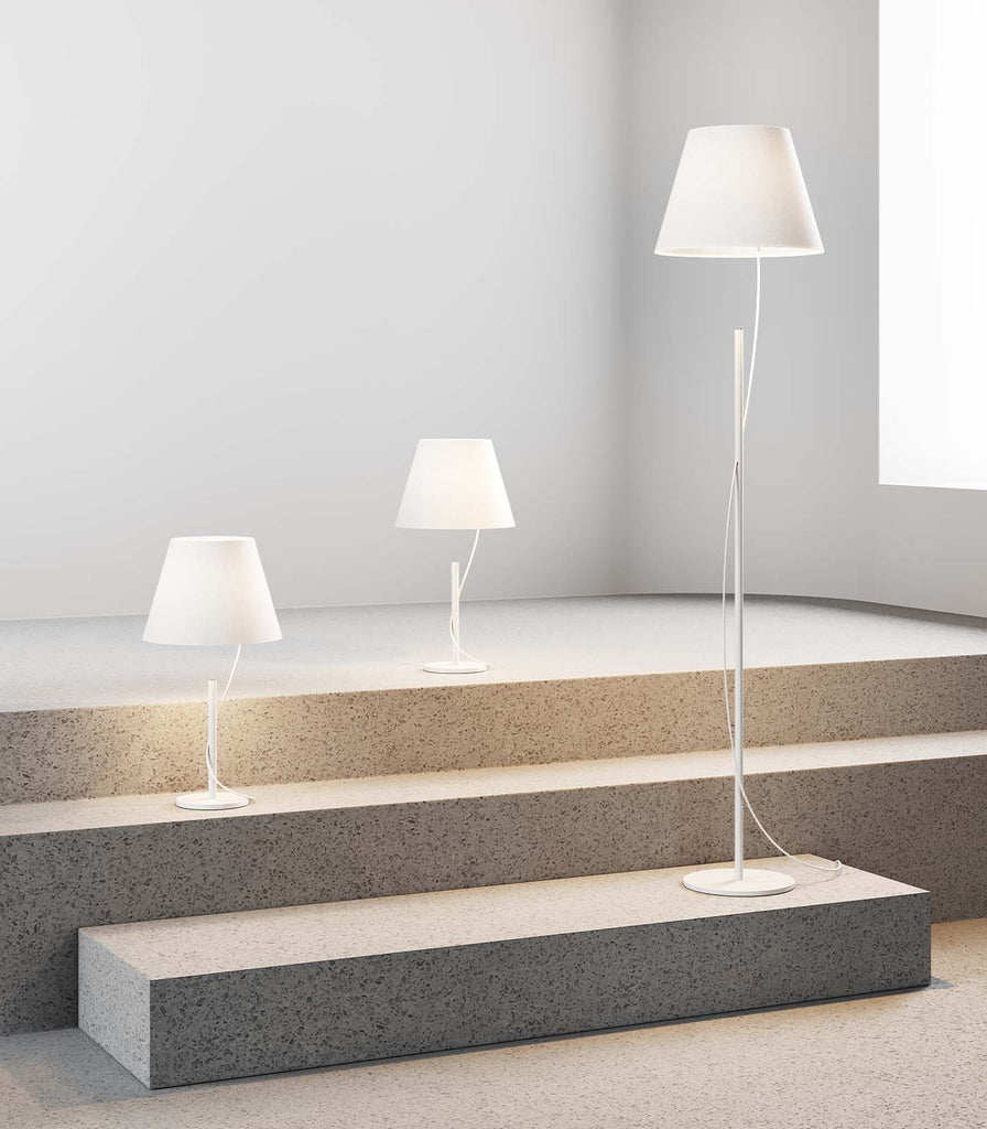 Lodes Hover Floor Lamp featured within interior space