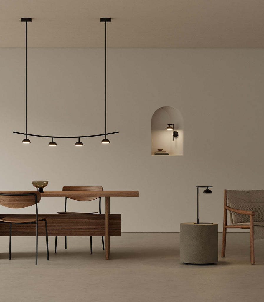 Aromas Tana Pendant Light Featured within interior space