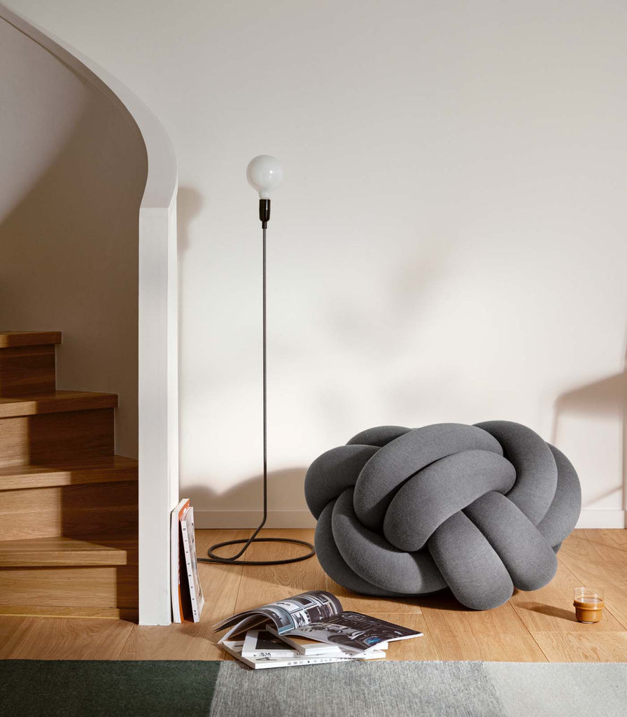 Nordic Fusion Cord Floor Lamp featured within interior space