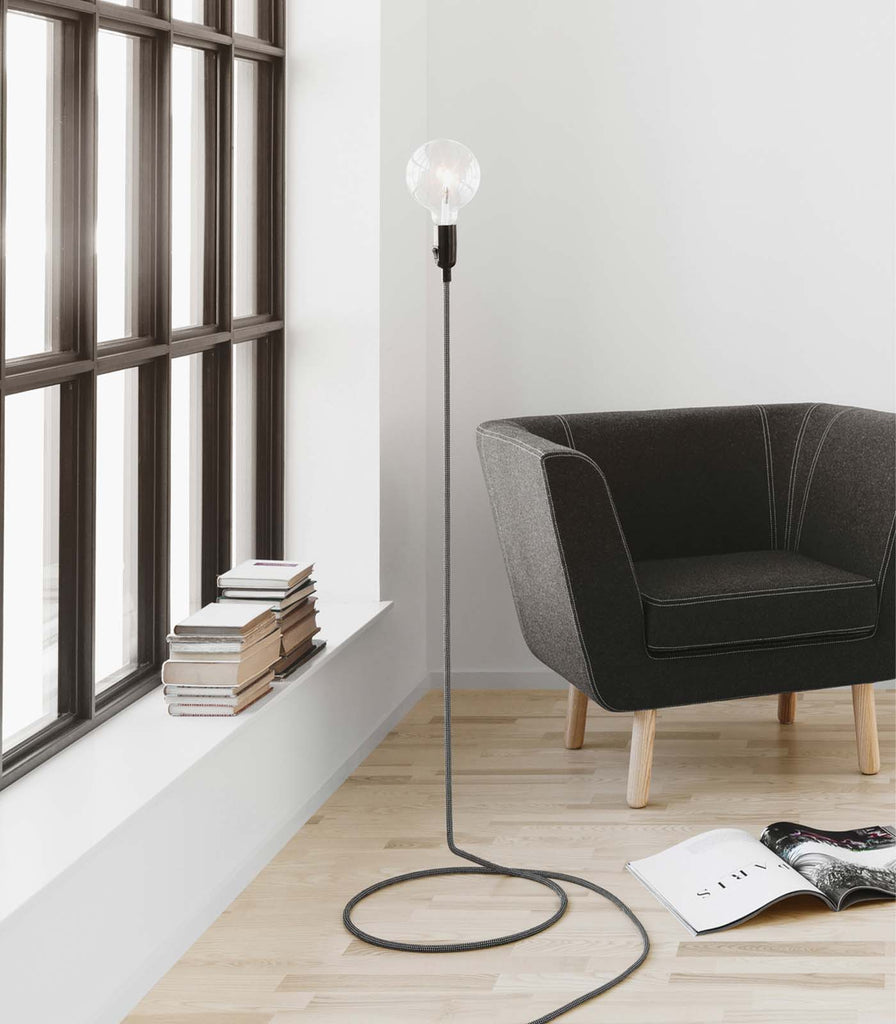 Nordic Fusion Cord Floor Lamp featured within interior space