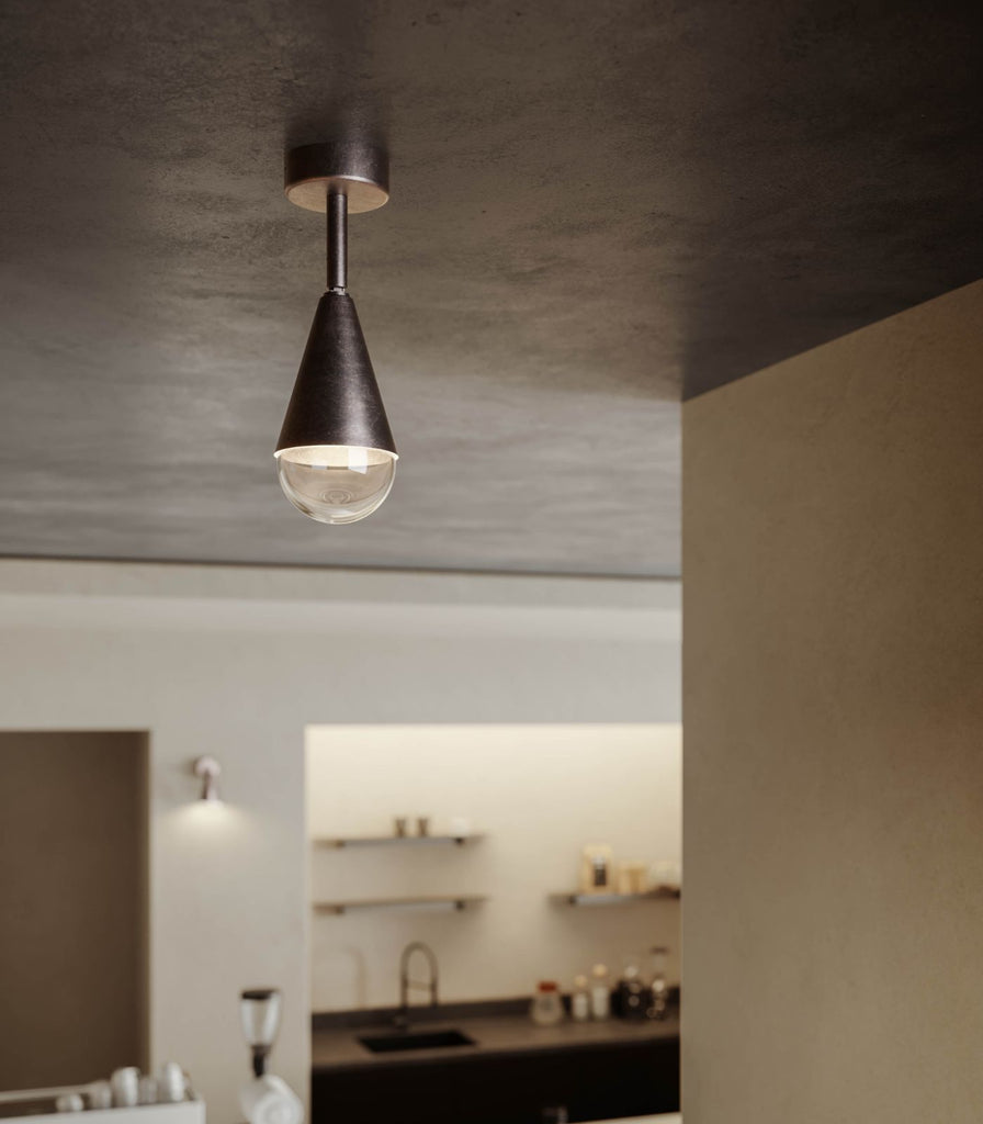 II Fanale Dew Ceiling Light featured within indoor space
