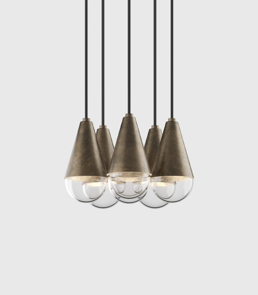 II Fanale Dew Cluster Pendant Light featured within an interior space