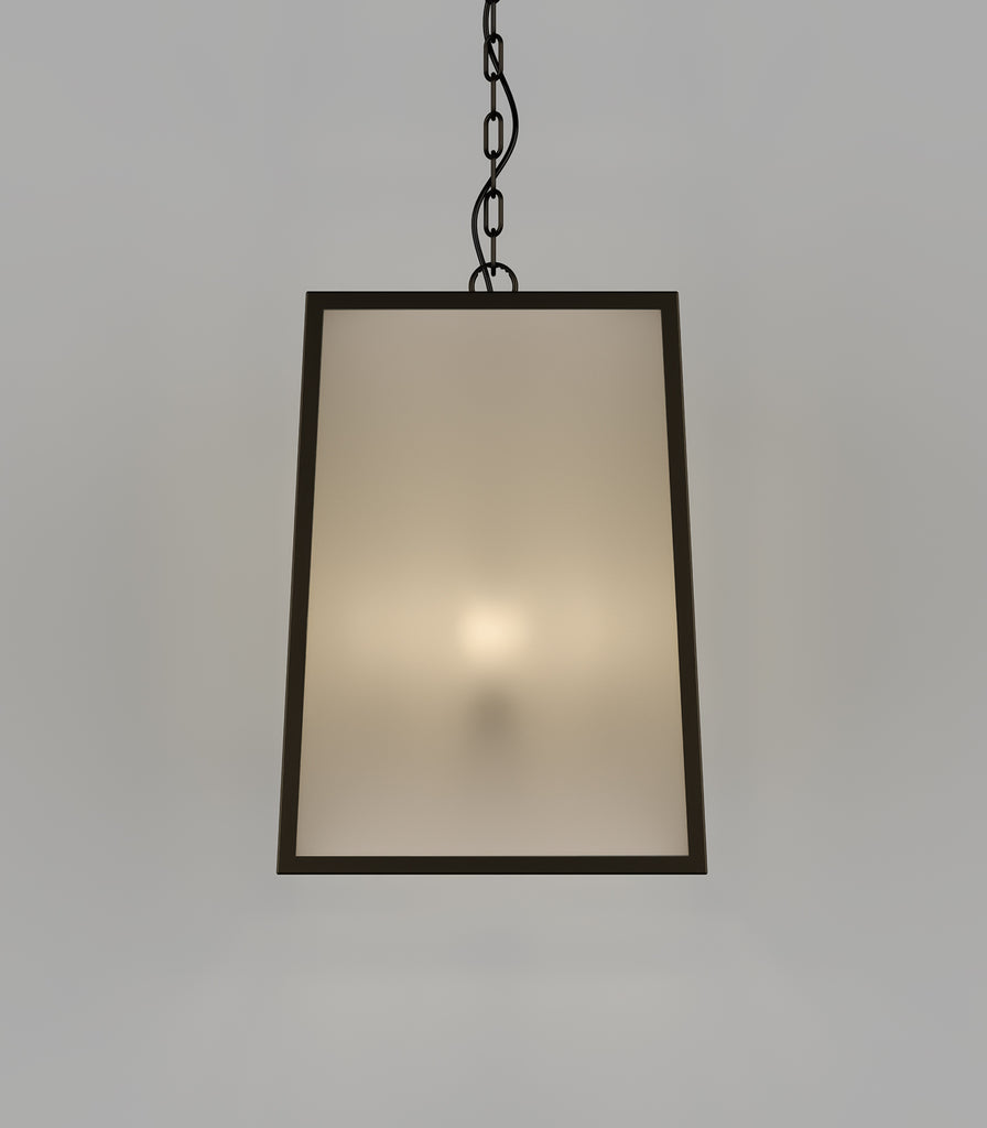 Lighting Republic Dover Lantern Pendant Light in Frosted with 4 Light