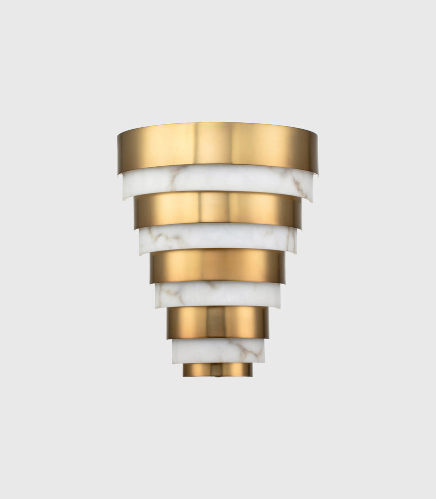 Elstead Echelon Wall Light in Heritage Brass