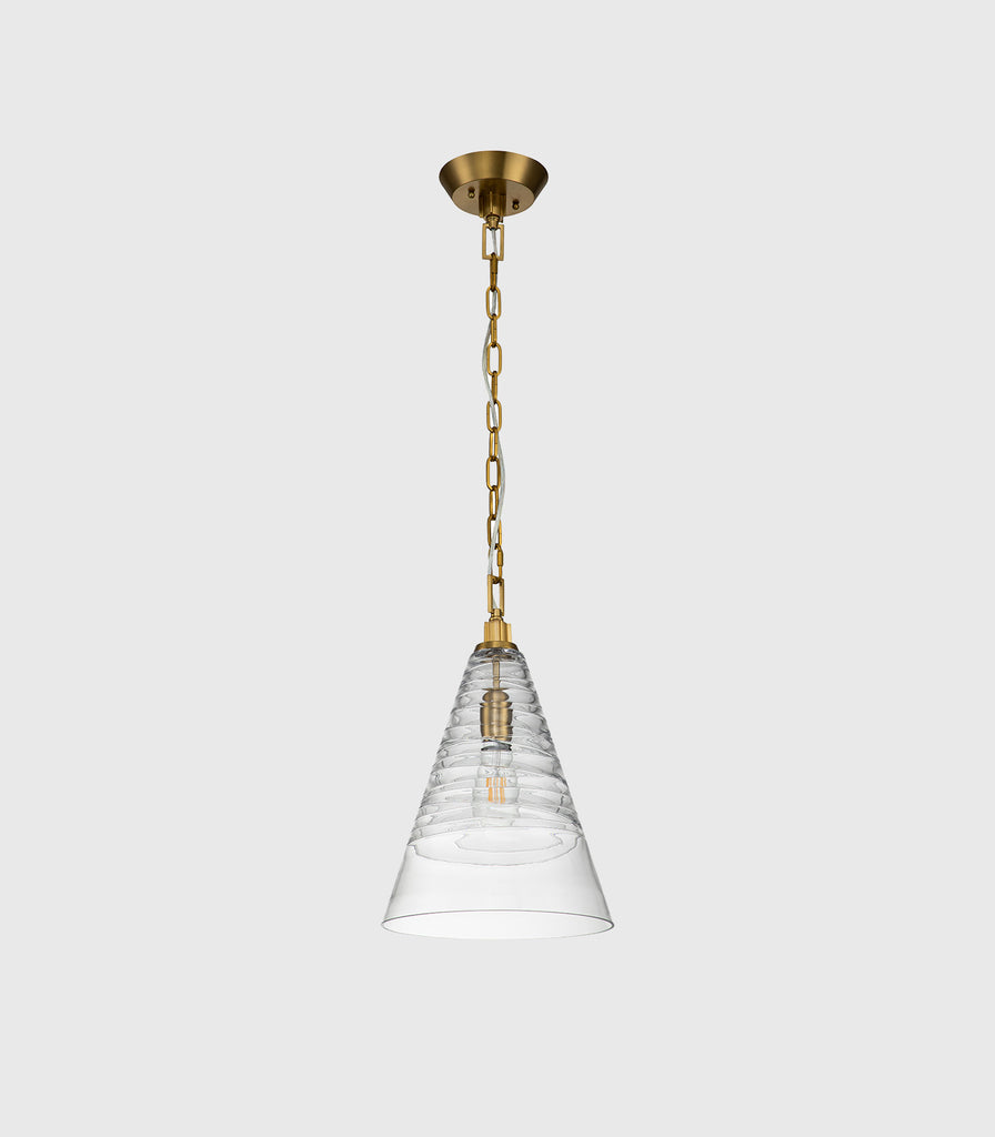 Elstead Elmore Pendant Lightin Brunished Brass