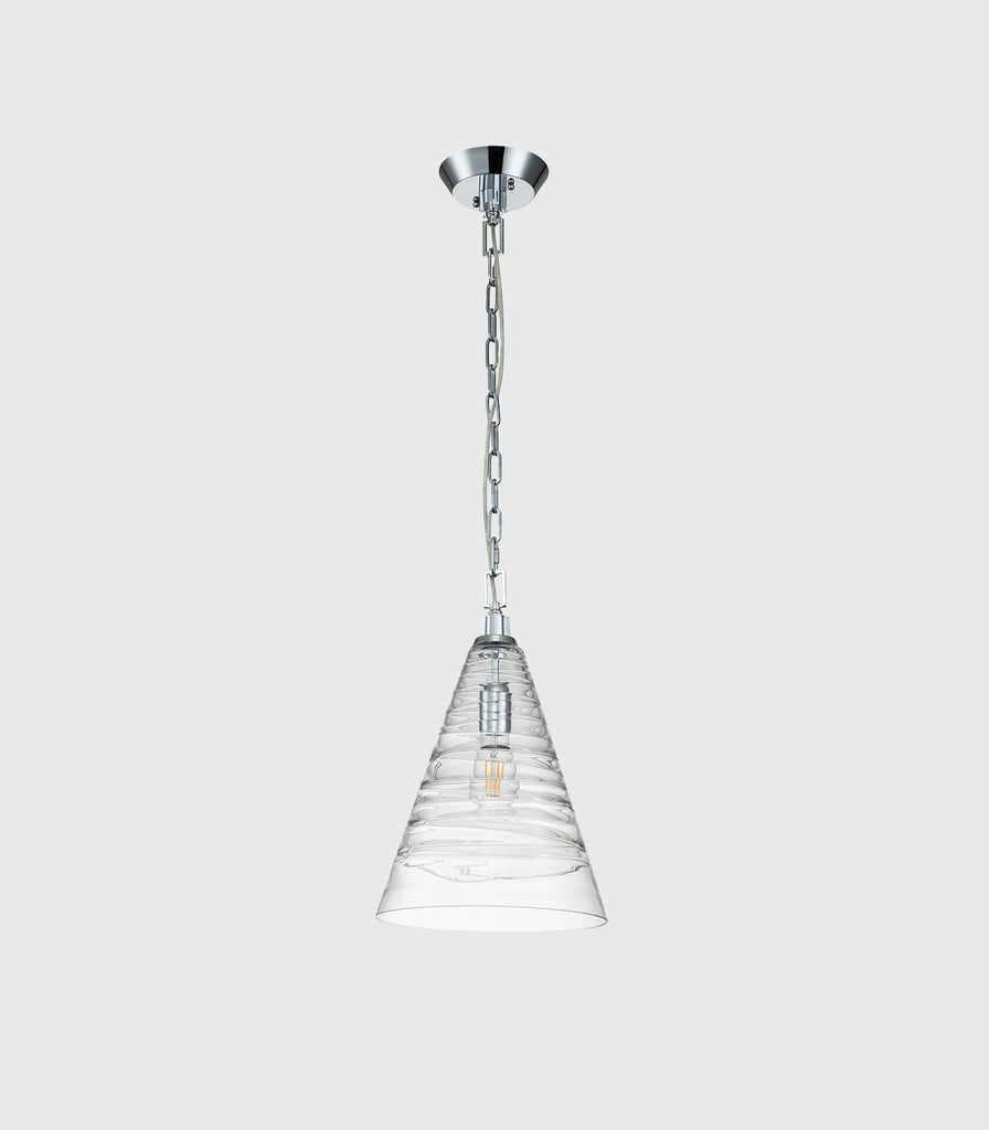 Elstead Elmore Pendant Light in Polished Chrome