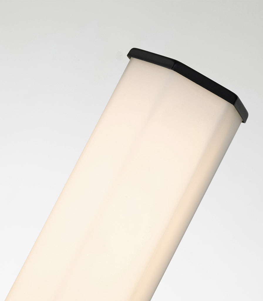 Elstead Facet Wall Light in Matte Black close up