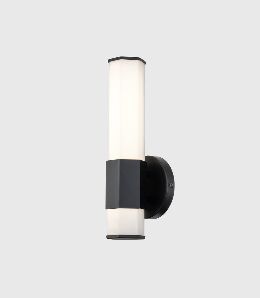 Elstead Facet Wall Light in Matte Black