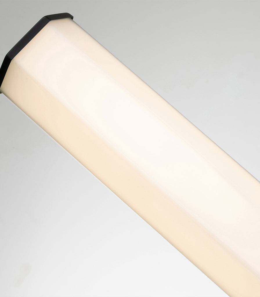 Elstead Facet Dual Wall Light in Heritage Brass close up