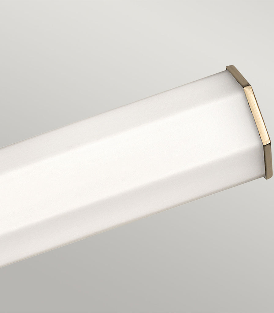 Elstead Facet Dual Wall Light in Polished Chrome close up