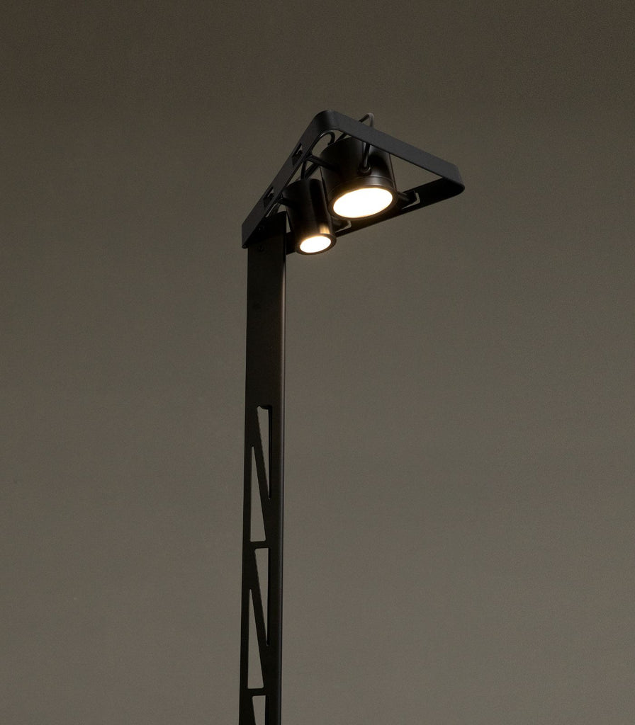 Karman Fireman Floor Lamp featured within a interior space