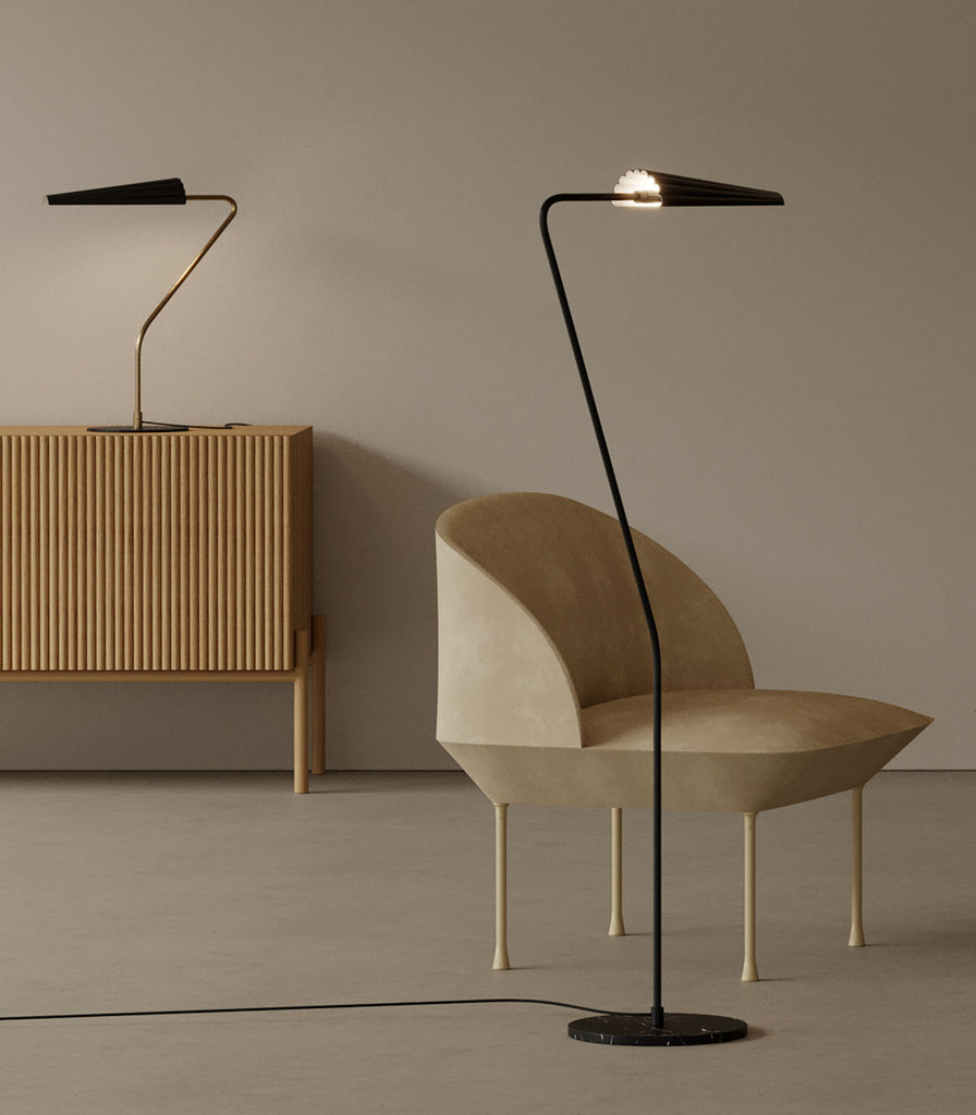 Aromas Bion Floor Lamp featured within interior space