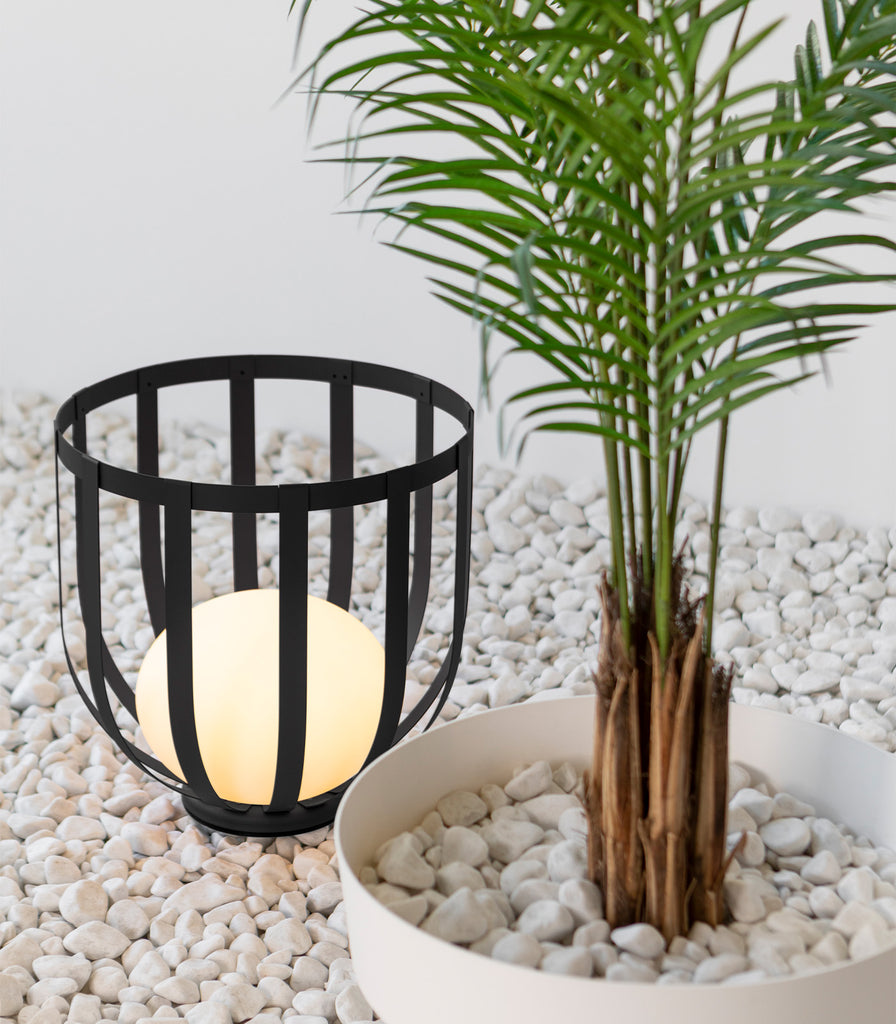 Estiluz Bols Outdoor Floor Lamp in Black Anthracite