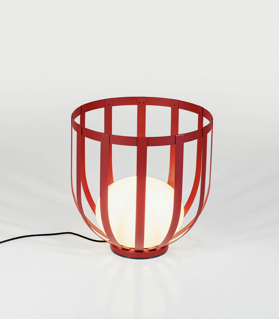 Estiluz Bols Outdoor Floor Lamp in Oxide Red