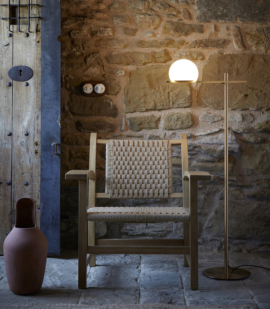 Estiluz Circ XL Floor Lamp featured within interior space