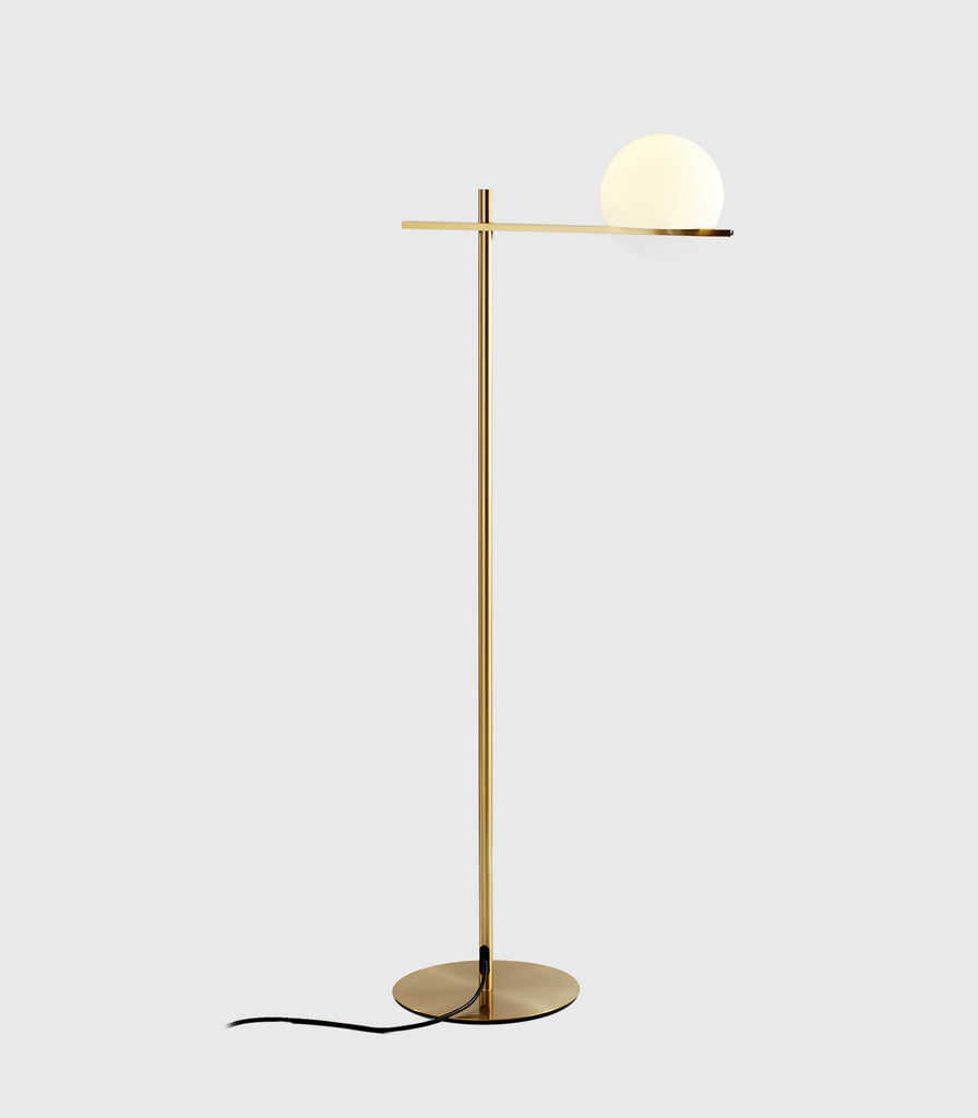 Estiluz Circ XL Floor Lamp in Satin Gold