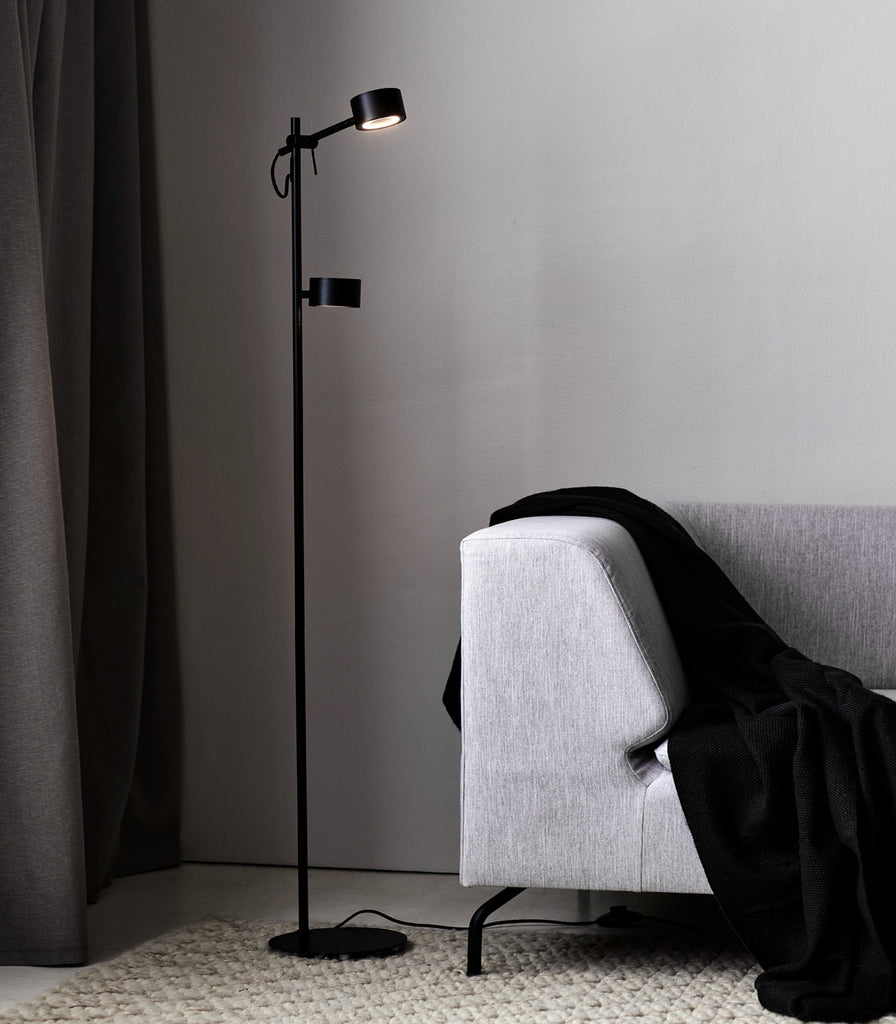 Nordlux Clyde Floor Lamp featured within interior space