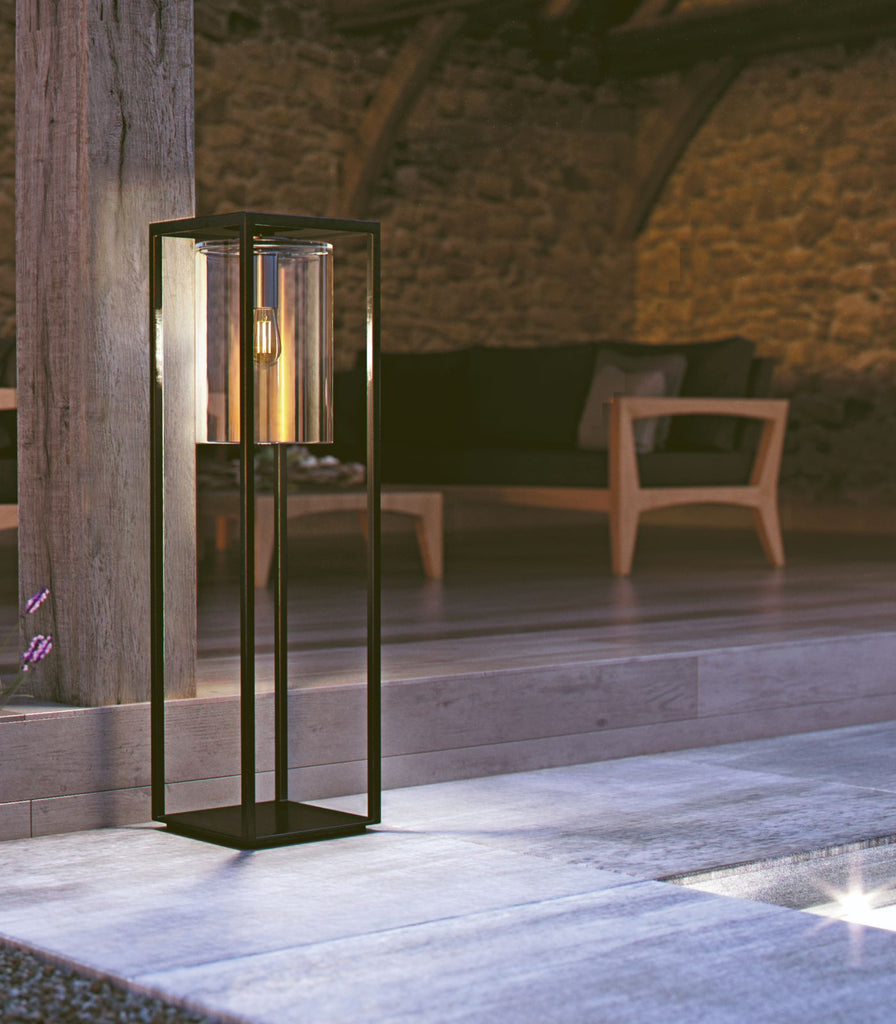 Royal Botania Dome Move Floor Lamp featured within a outdoor space