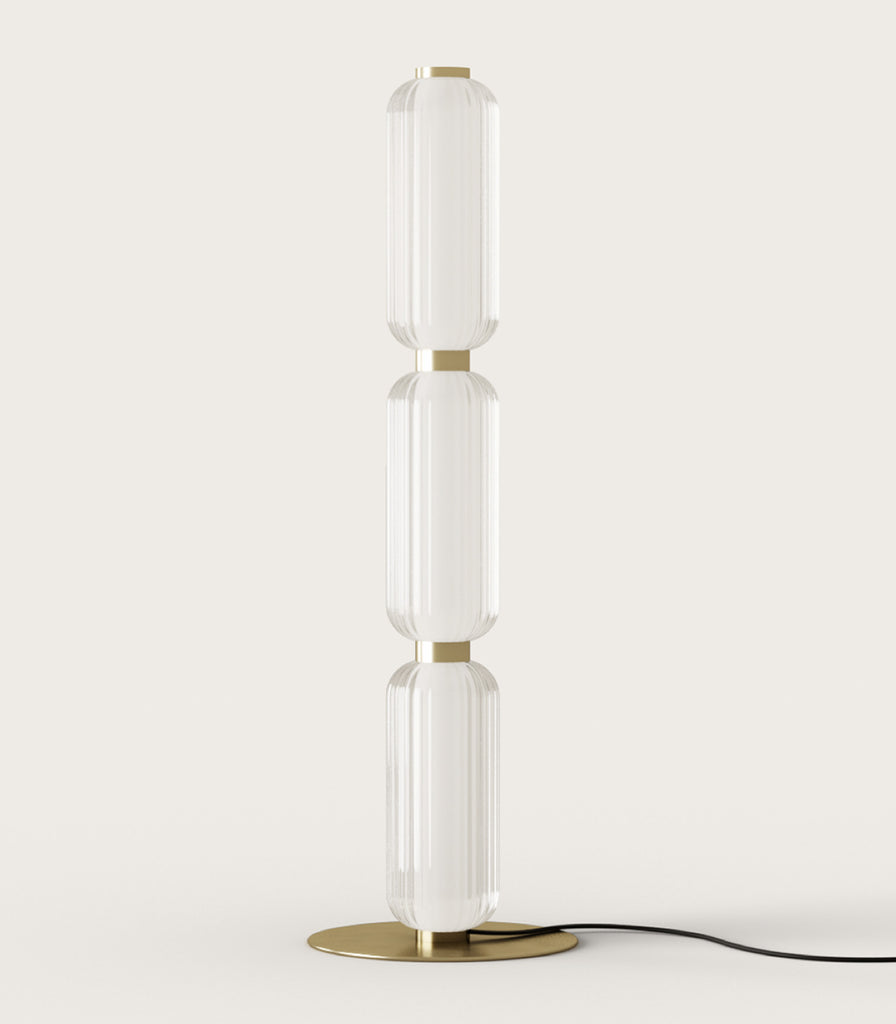 Aromas  Elma Floor Lamp in Antique Gold