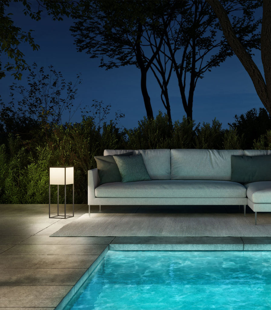 IP44.DE Fil Floor Lamp featured within outdoor space