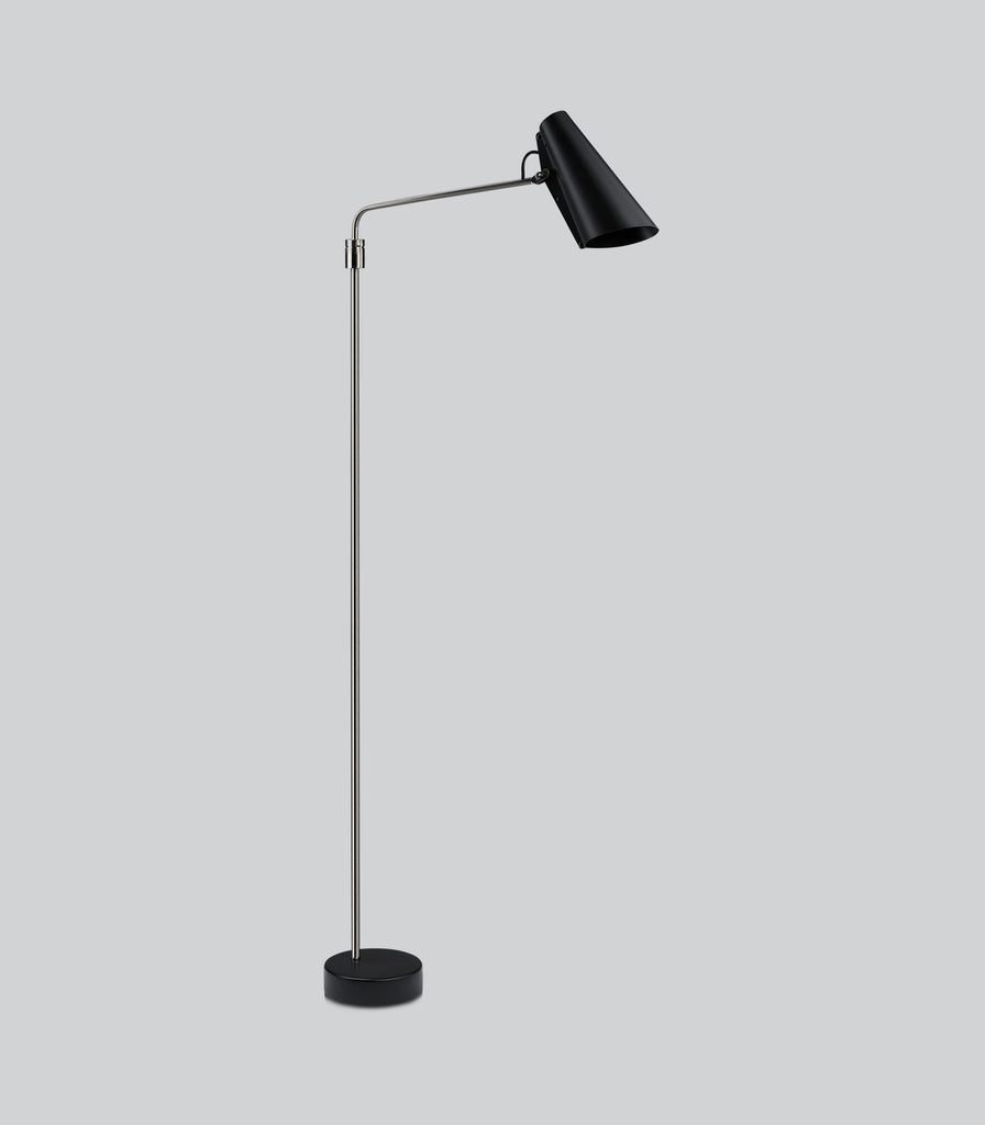 Northern Birdy Swing Floor Lamp in Black/Steel