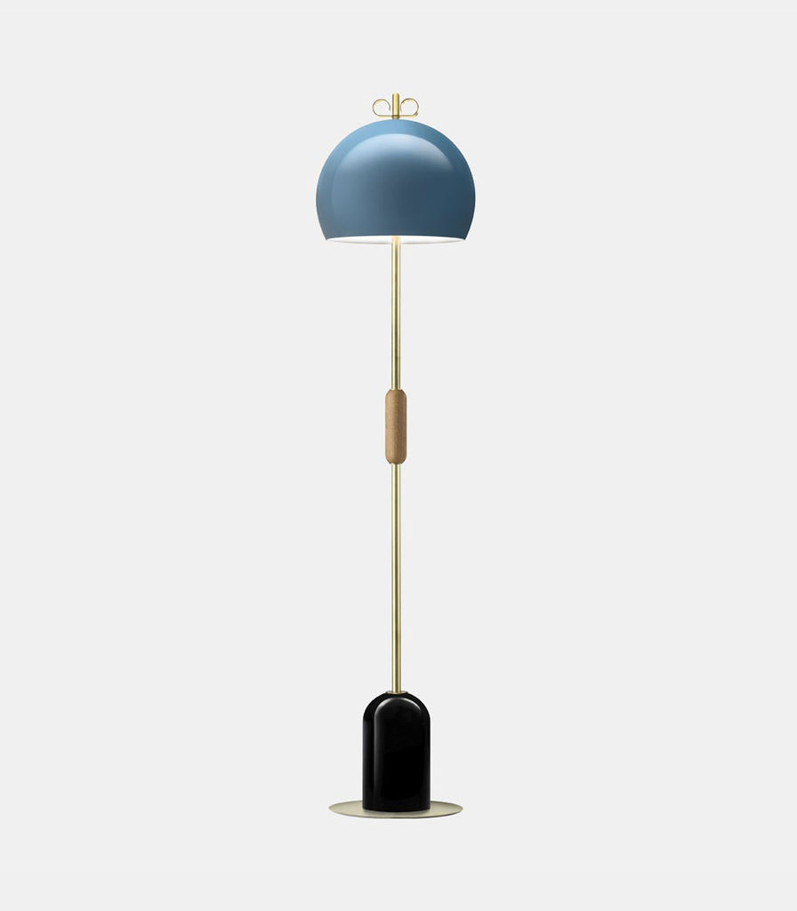 Il Fanale Bonton Floor Lamp in Round/Glossy Blue