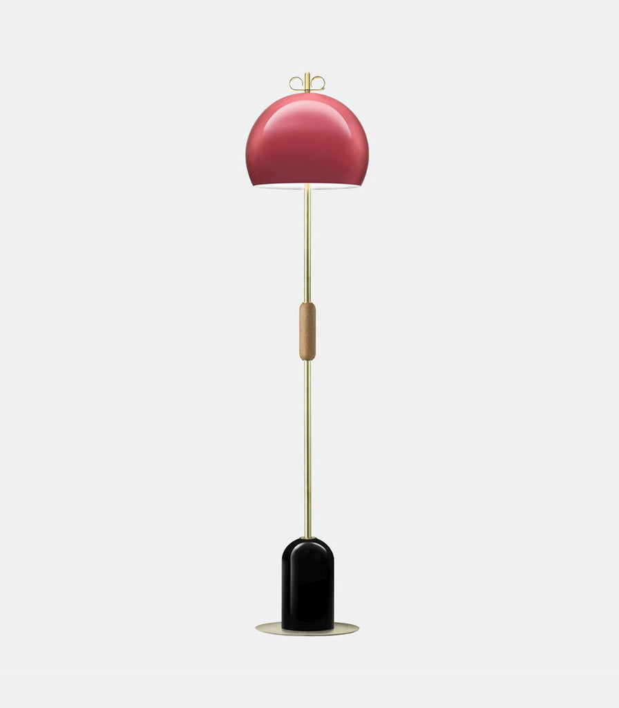Il Fanale Bonton Floor Lamp in Round/Glossy Vintage Pink