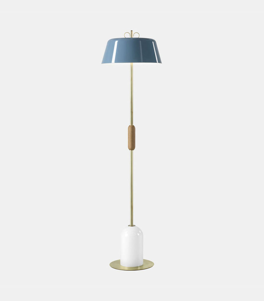 Il Fanale Bonton Floor Lamp in Wide/Glossy Blue