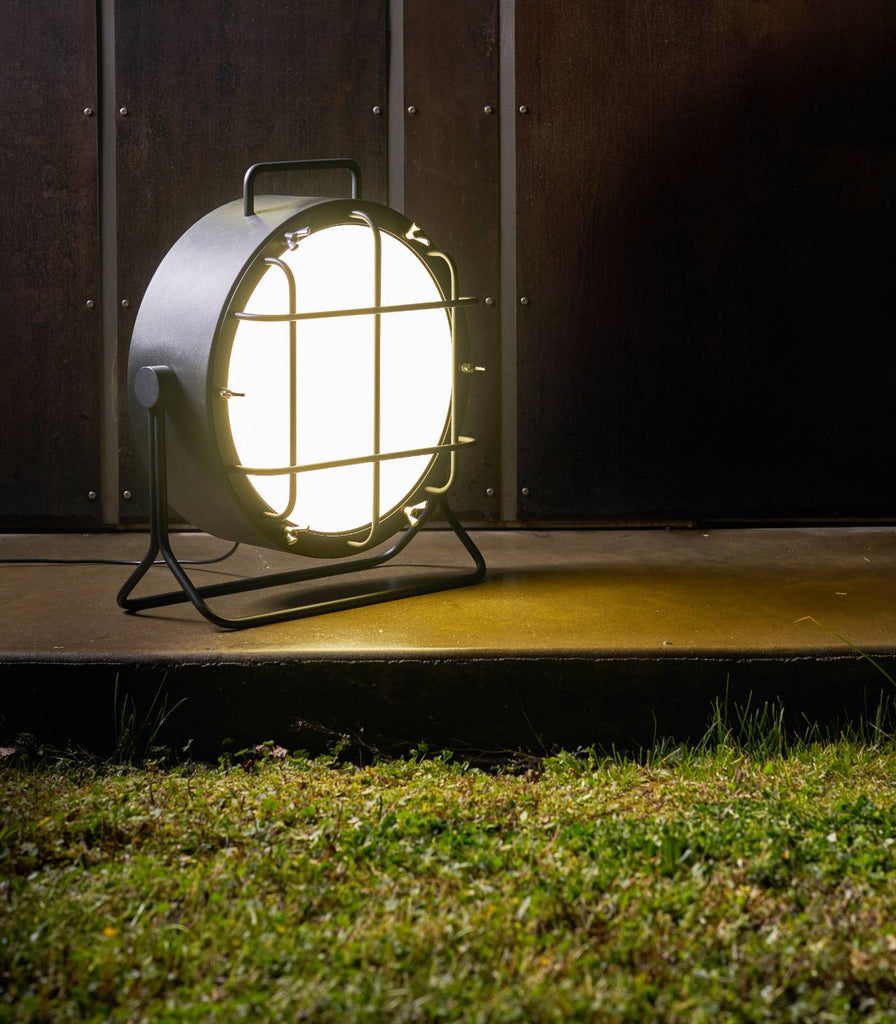 Zava  Cantiere Outdoor Floor Lamp featured within outdoor space