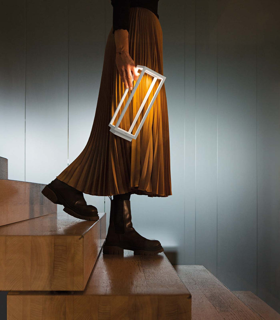 Ai Lati Home Portable Table Lamp featured within outdoor space